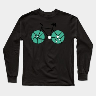 Bike green Long Sleeve T-Shirt